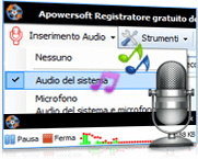 Catturate video e audio contemporaneamente